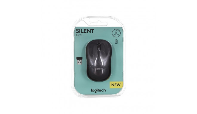 Logitech hiir M220 vaikne 5099206066199, must