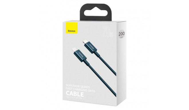 Baseus Type-C - Lightning Superior Series fast charging data cable PD 20W 2m Blue (CATLYS-C03)
