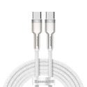 Baseus Type-C - Type-C cable Cafule Series Metal Fast charge/data 100W (20V/5A) 2m White (CATJK-D02)