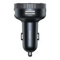 Baseus Car Charger Bluetooth FM Transmitter Enjoy Car with LED display Wireless U+U+3,5mm audio+TF M