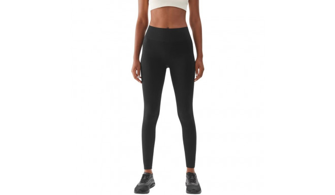 Legginsy damskie 4F F278 głęboka czerń 4FWAW24TFTIF278 20S XS/S