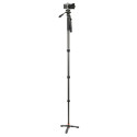 3 Legged Thing Legends Lance 2.0 Monopod Kit w/ DOCZ2 Foot Stabilizer & AH Trinity Darkness/Matte Bl