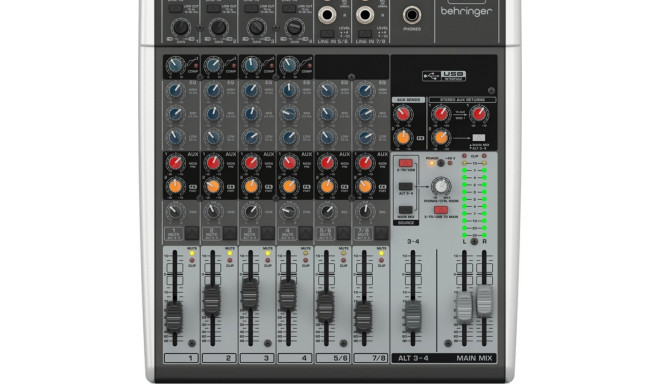 Behringer Xenyx 1204USB helimikser 12 kanalit Hall