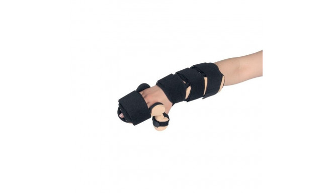 Hand and forearm splint with thumb grip Left S