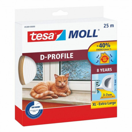 TESA tihend D 25m 9mm, valge