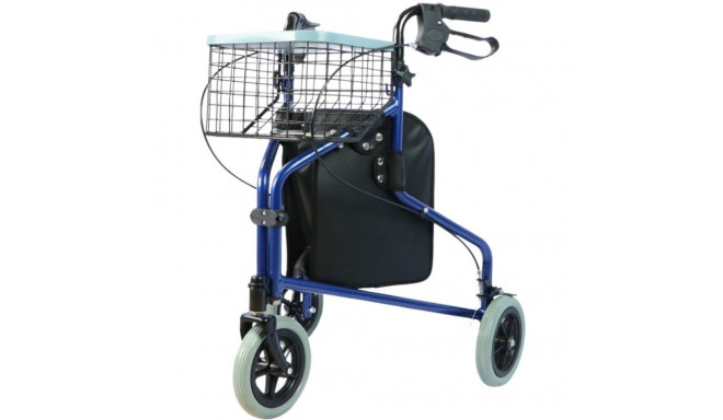 Practical tricycle walker with basket and bag