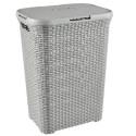 Curver NATURAL STYLE laundry basket 60L Light grey