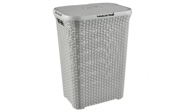 Curver NATURAL STYLE laundry basket 60L Light grey