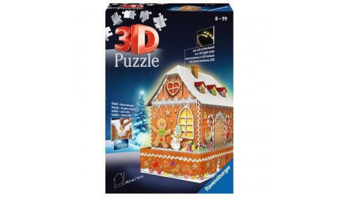 Ravensburger Christmas Gingerbread House Night Edition 3D puzzle 216 pc(s) Buildings