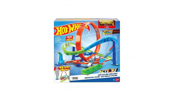 Hot Wheels Action Twisted Tornado Loop Cyclone Challenge Set HTK16 MATTEL