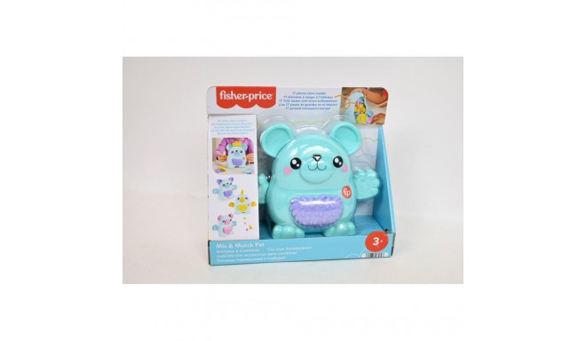 Fisher-Price FP Pets sega ja sobita lemmikloomaehitusmänguasi eelkooliealistele rollimänguks, 18 osa