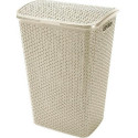 Curver laundry basket 55 L Square Rattan Cream