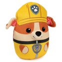 GUND PAW Patrol Rubble Squish Plush, Official Toy from the Hit Cartoon, Squishy Stuffed Animal for A