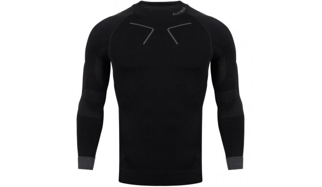 Men's thermoactive sweatshirt Alpinus Tactical Base Layer black-gray GT43219