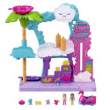 Polly Pocket POLLYVILLE FLAMINGO LÕBUS AUTOPESULA Mängukomplekt