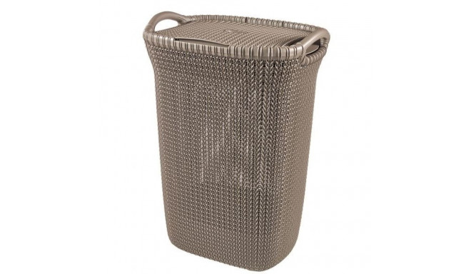 Curver Knit laundry basket 57 L Rectangular Plastic Brown