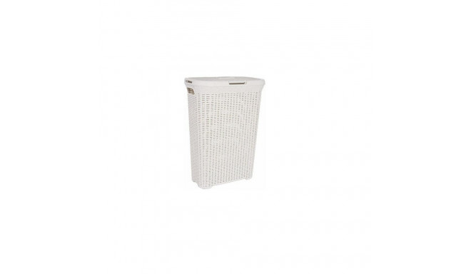 Curver NATURAL STYLE laundry basket 40L Cream