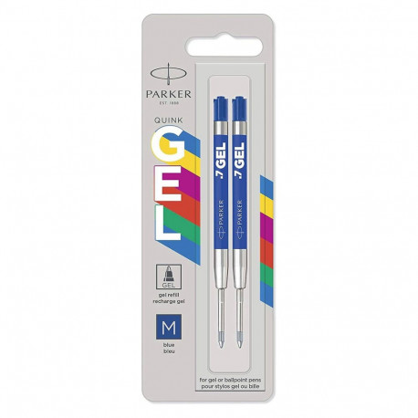 Parker pildspalva uzpildes flakons Economy Gel (M) zils 2 gab. - 2136210