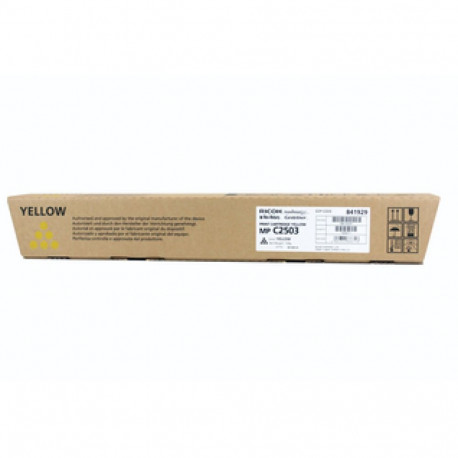 Ricoh MP C2503 (841929) Toner Cartridge, Yellow