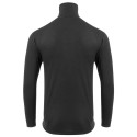 Me WoolTerry Polo w/zip Jet Black - XXL