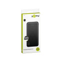 goobay Powerbank Slimline 10.0 (10,000 mAh) - convenient design, 2 USB ports