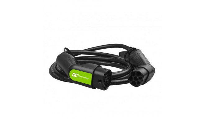 Green Cell EV09 electric vehicle charging cable Black Type 2 1 5 m