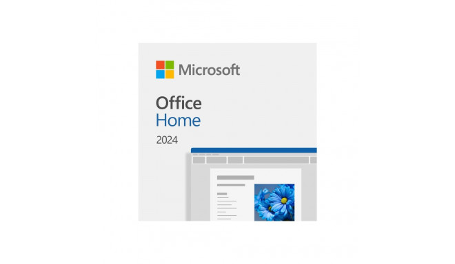 Microsoft | EuroZone veebitoote võtmelitsents 1 litsents allalaaditav | Office Home 2024 | EP2-06798