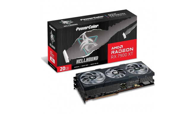 Power Color Hellhound Radeon RX 7900 XT 20GB GDDR6 graphics card (RX 7900 XT 20G-L/OC)