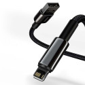 Baseus Lightning Tungsten series cable 2.4A, 1m Black (CALWJ-01)