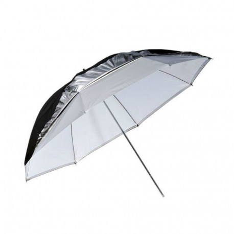 Godox 84cm Dual Duty Paraplu Zwart/Zilver/Wit