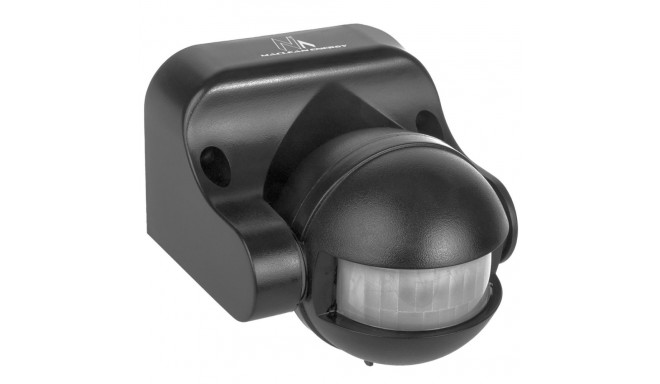 Maclean MCE358 GR Infrared PIR Motion Sensor IP44 Grey Range 12m Max Load 800/1200W Movement Detecto