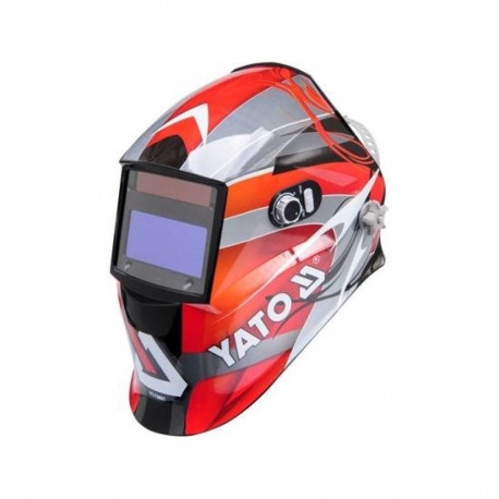 Yato YT-73921 welding mask/helmet Welding helmet with auto-darkening filter Black, Red, Silver