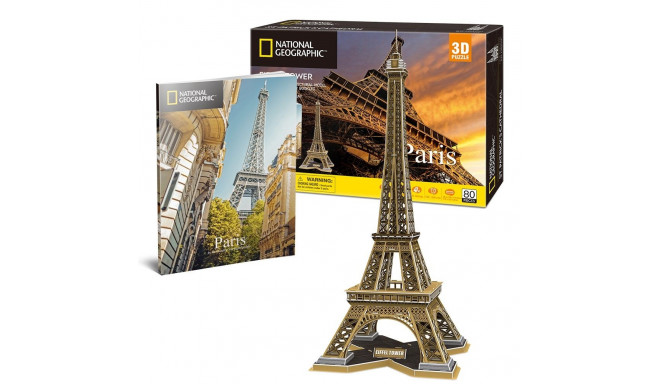 CubicFun Eiffel Tower 3D puzzle 80 pc(s) Buildings