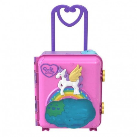 Polly Pocket Dolls Pollyville Resort Roll Away Playset
