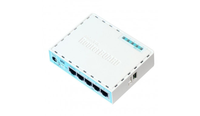 Mikrotik RB750GR3 wired router Gigabit Ethernet Turquoise, White