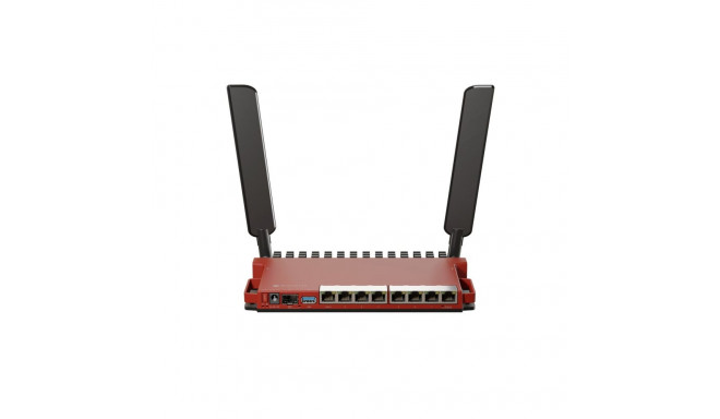 Mikrotik L009UiGS-2HaxD-IN juhtmevaba ruuter Gigabit Ethernet ühesageduslik (2,4 GHz) punane