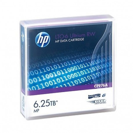 HPE LTO-6 Ultrium RW tühi andmelint 6,25 TB 1,26 cm