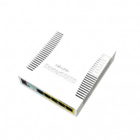 Mikrotik CSS106-1G-4P-1S võrgulüliti gigabit ethernet (10/100/1000) power over ethernet (PoE) valge