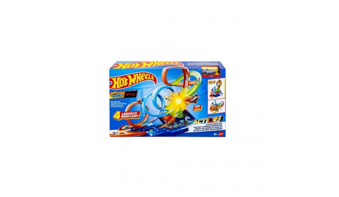 Hot Wheels 4-silmuse krahhirada mängukomplekt