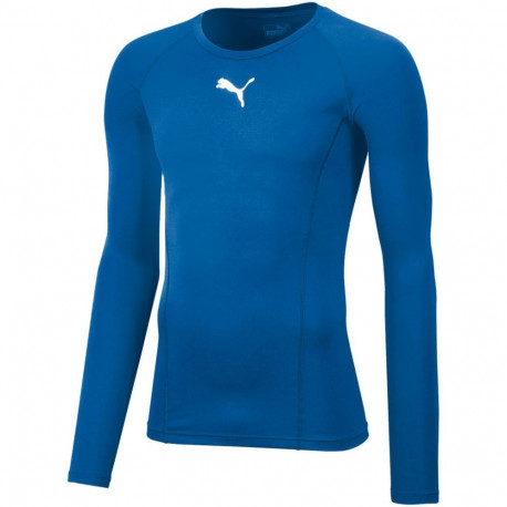 Puma meeste pikkade varrukatega T-särk Liga Baselayer Tee LS 655920 02 L, sinine