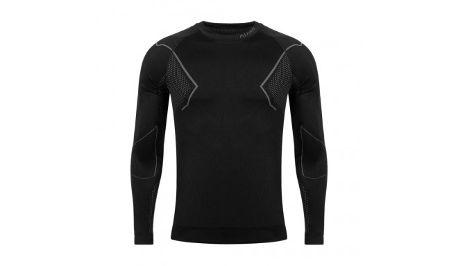 Men's thermoactive sweatshirt Alpinus Active Base Layer black-gray GT43189 S