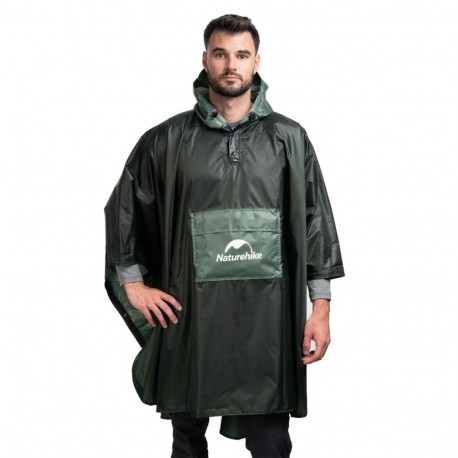 Cape color matching raincoat cnh23rg001-army green NATUREHIKE