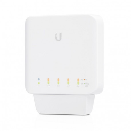Ubiquiti UniFi USW‑FLEX hallatav L2 gigabit ethernet (10/100/1000) toitega üle etherneti (PoE) valge