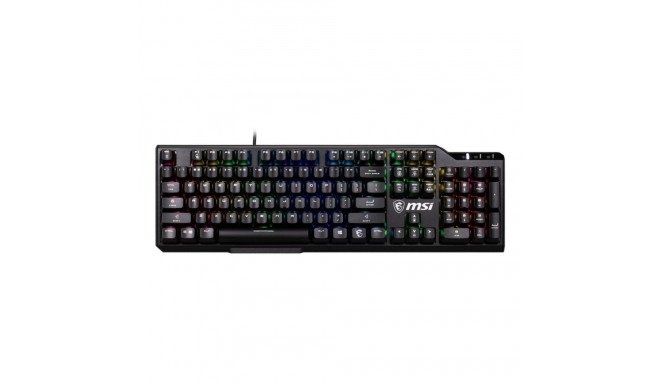 MSI Vigor GK41 LR US keyboard Gaming USB QWERTY English Black