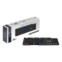 MSI Vigor GK41 LR US keyboard Gaming USB QWERTY English Black