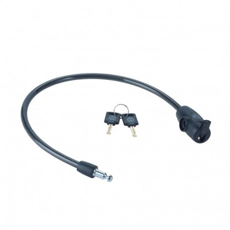 Jalgratta trosslukk võtmega YCK0/10/60/2 10mm, must