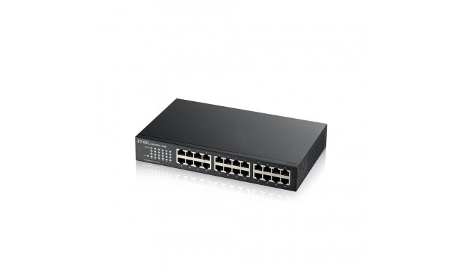 Zyxel GS1100-24E Unmanaged Gigabit Ethernet (10/100/1000) Black