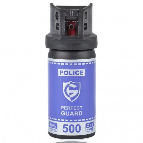 Pepper gas POLICE PERFECT GUARD 500 - 40 ml geel (PG.500)
