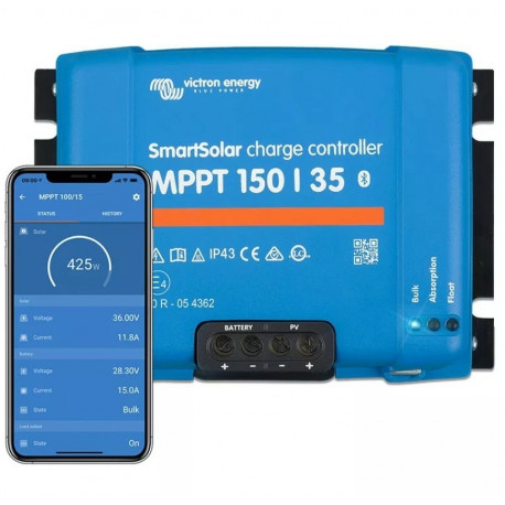 Victron Energy SmartSolar MPPT 150/35A Bluetooth kontroller