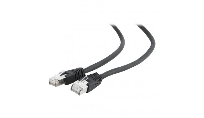 Gembird patchkaabel RJ45, cat. 6A, SFTP, LSZH, 2m, must